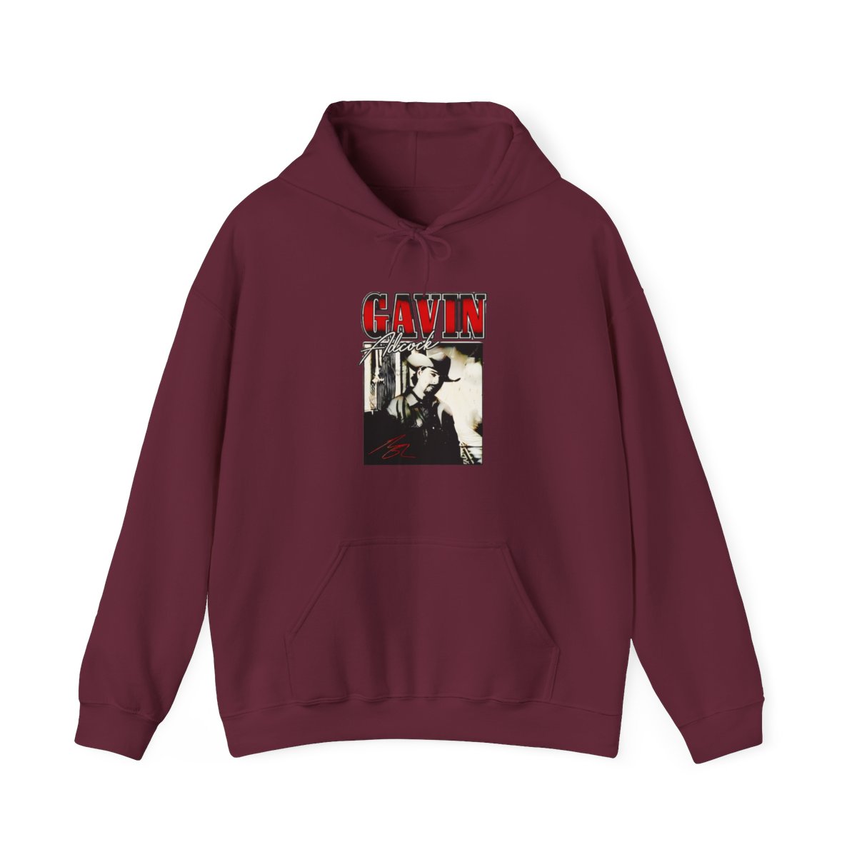 Gavin Adcock signature portrait country music shirt, hoodie, sweater, long sleeve and Hoodie - alternate angle 3, merchandise
